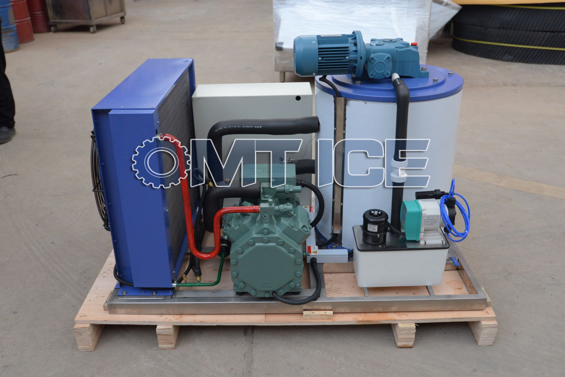 1T flake ice machine with Bitzer-1