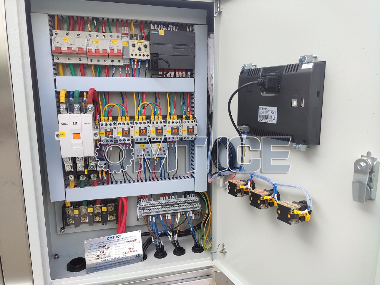 OMT 1ton Industrial Type Cube Ice Machine-4