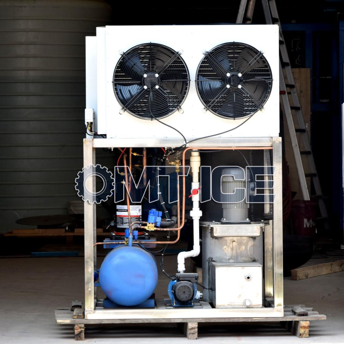 OMT 500kg Tube Ice Machine-3