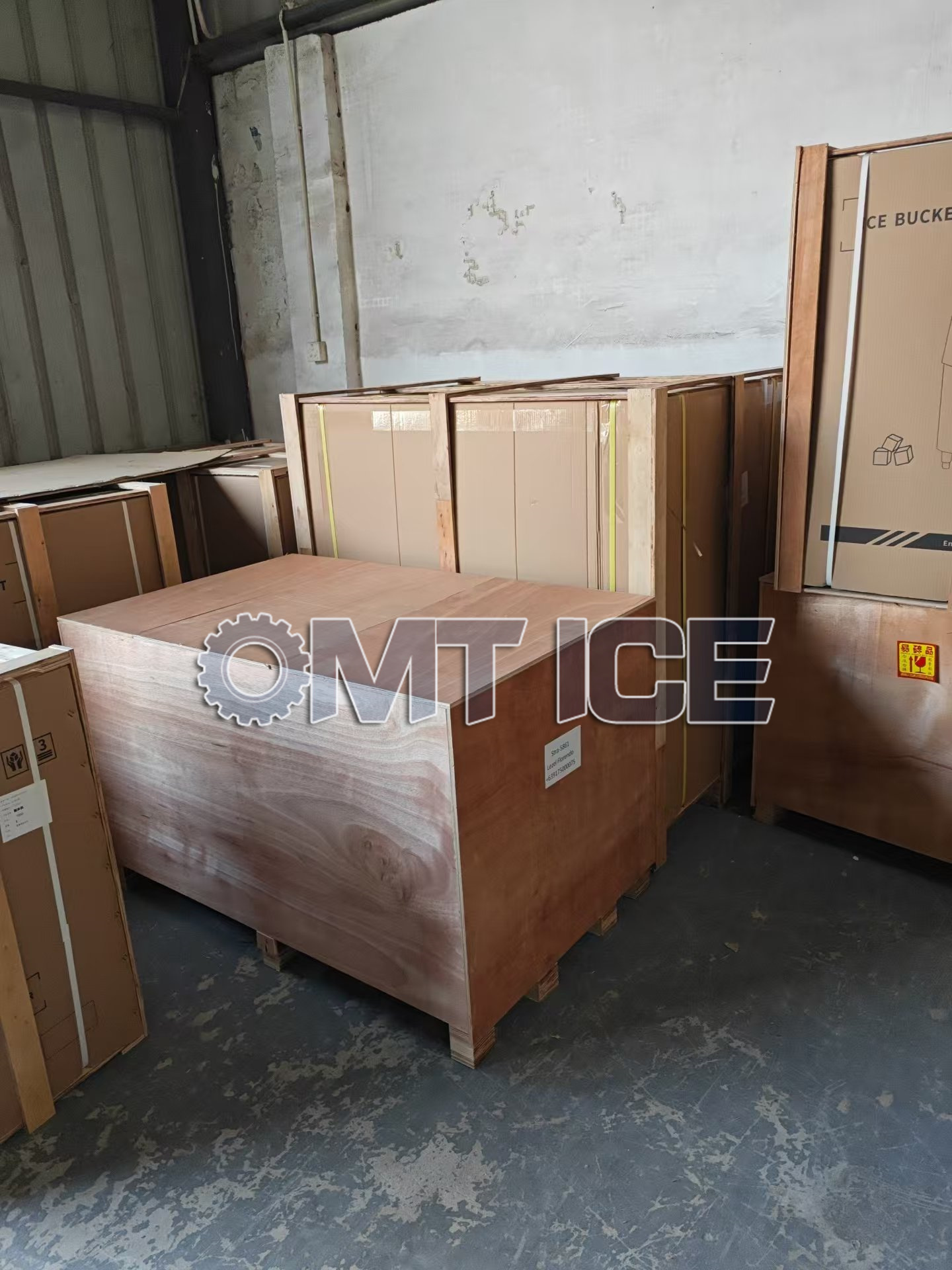OMT 700KG Cube Ice Machine to Kenya-1